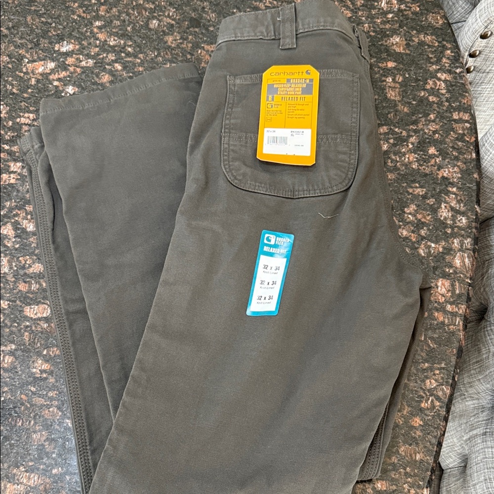 Carhartt relaxed fit lined utility work pant NWT